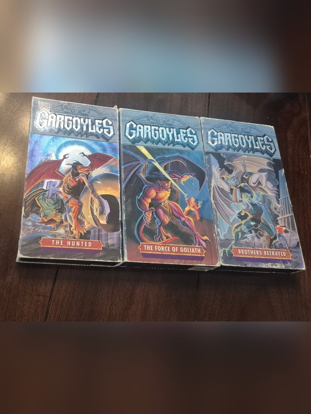 Lot of 3 vintage Disney Gargoyles VHS tapes from Buena Vista Home Video